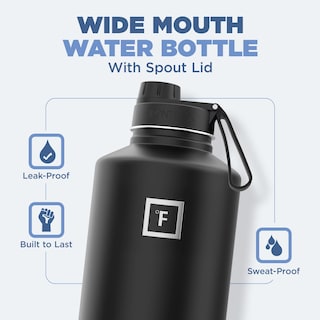 Foto 2 | Botella De Hidratación Iron °flask Para Acampar, Senderismo, 1,9 L, Acero Inoxidable - Venta Internacional.