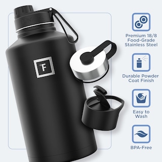 Foto 5 | Botella De Hidratación Iron °flask Para Acampar, Senderismo, 1,9 L, Acero Inoxidable - Venta Internacional.