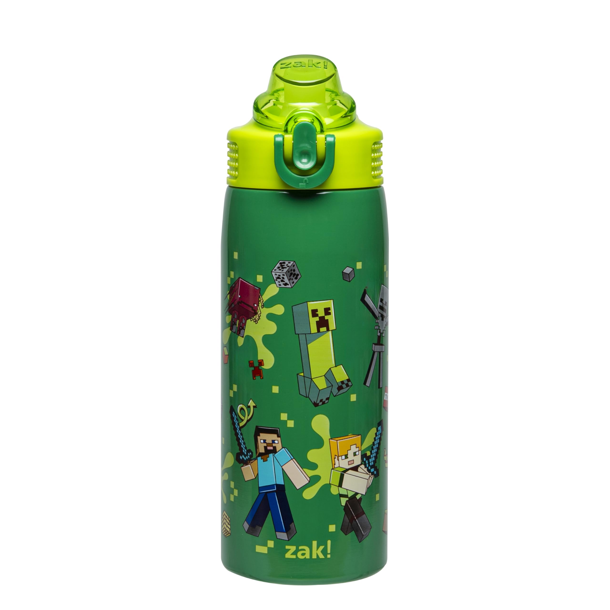 Foto 2 pulgar | Botella De Agua Zak Designs Minecraft Sage Kids 560 Ml De Acero Inoxidable - Venta Internacional.