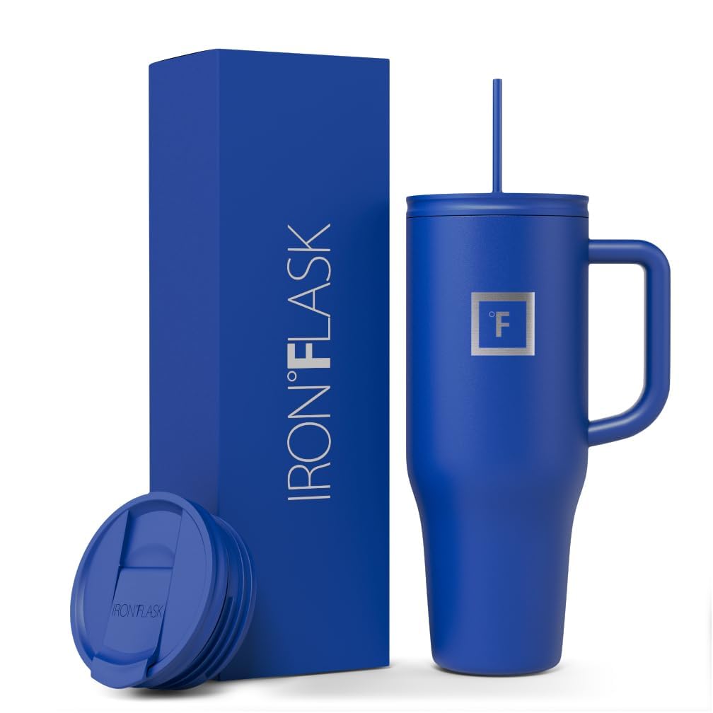 Foto 2 pulgar | Taza Aislante Iron °flask Co-pilot Con Pajita Y Tapa Abatible, 1,2 L - Venta Internacional.