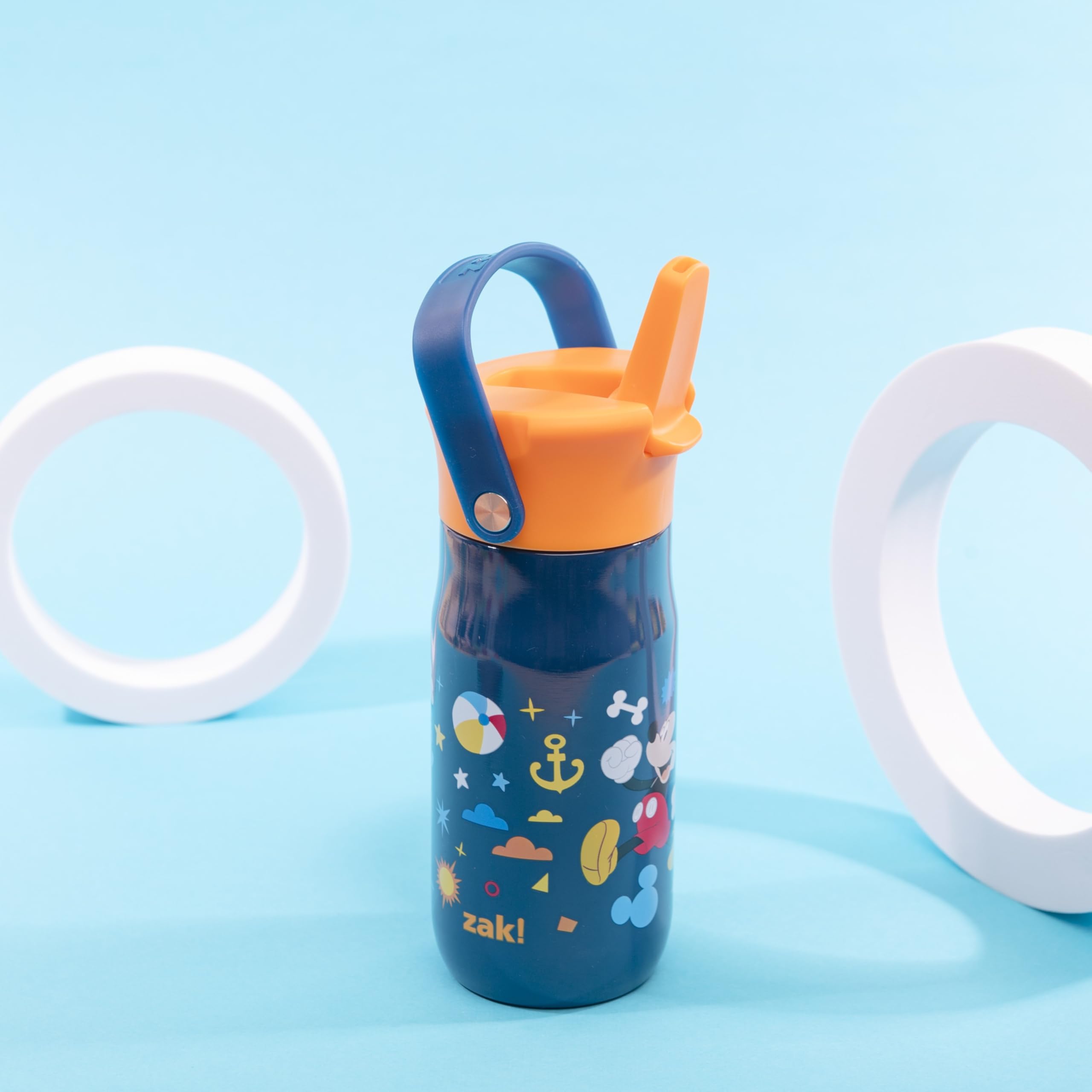 Foto 3 pulgar | Botella De Agua Zak Designs Harmony Disney De Acero Inoxidable De 400 Ml - Venta Internacional.