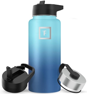 Foto 1 | Bidón De Hidratación Iron °flask Para Acampar Y Hacer Senderismo, 960 Ml, Azul - Venta Internacional.