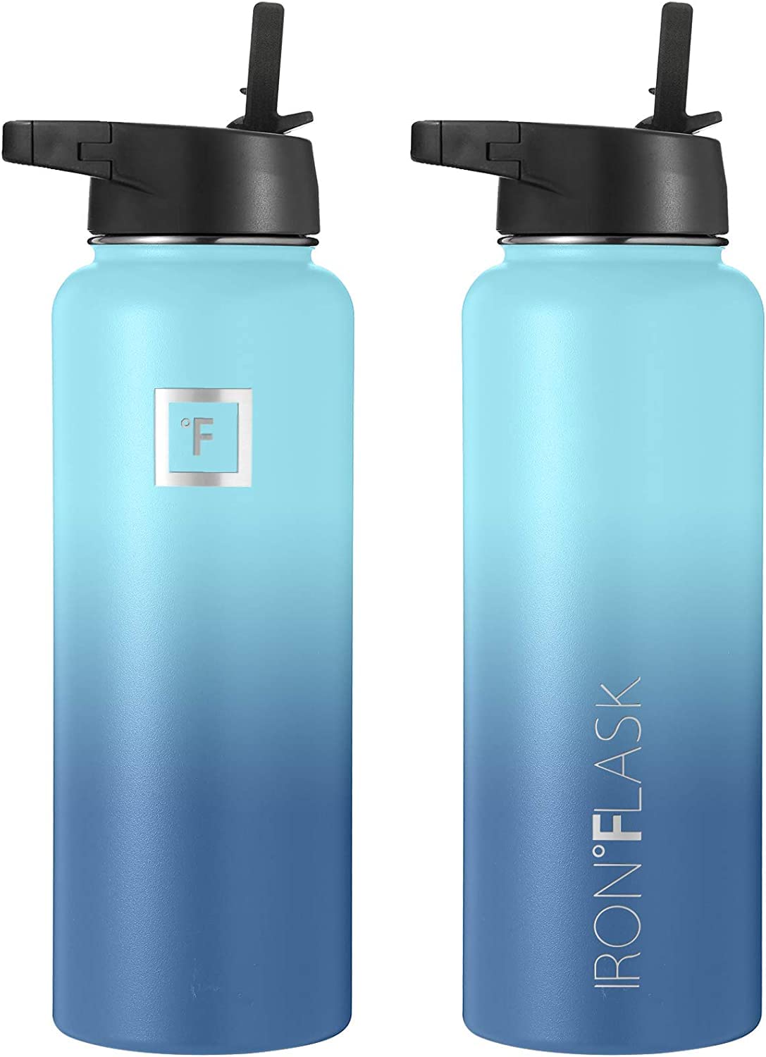Foto 3 | Bidón De Hidratación Iron °flask Para Acampar Y Hacer Senderismo, 960 Ml, Azul - Venta Internacional.