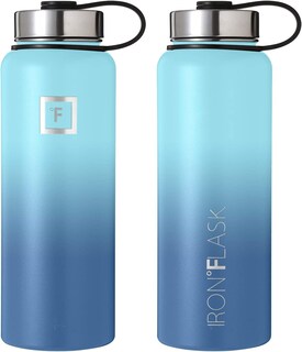 Foto 4 | Bidón De Hidratación Iron °flask Para Acampar Y Hacer Senderismo, 960 Ml, Azul - Venta Internacional.