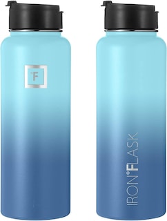 Foto 5 | Bidón De Hidratación Iron °flask Para Acampar Y Hacer Senderismo, 960 Ml, Azul - Venta Internacional.