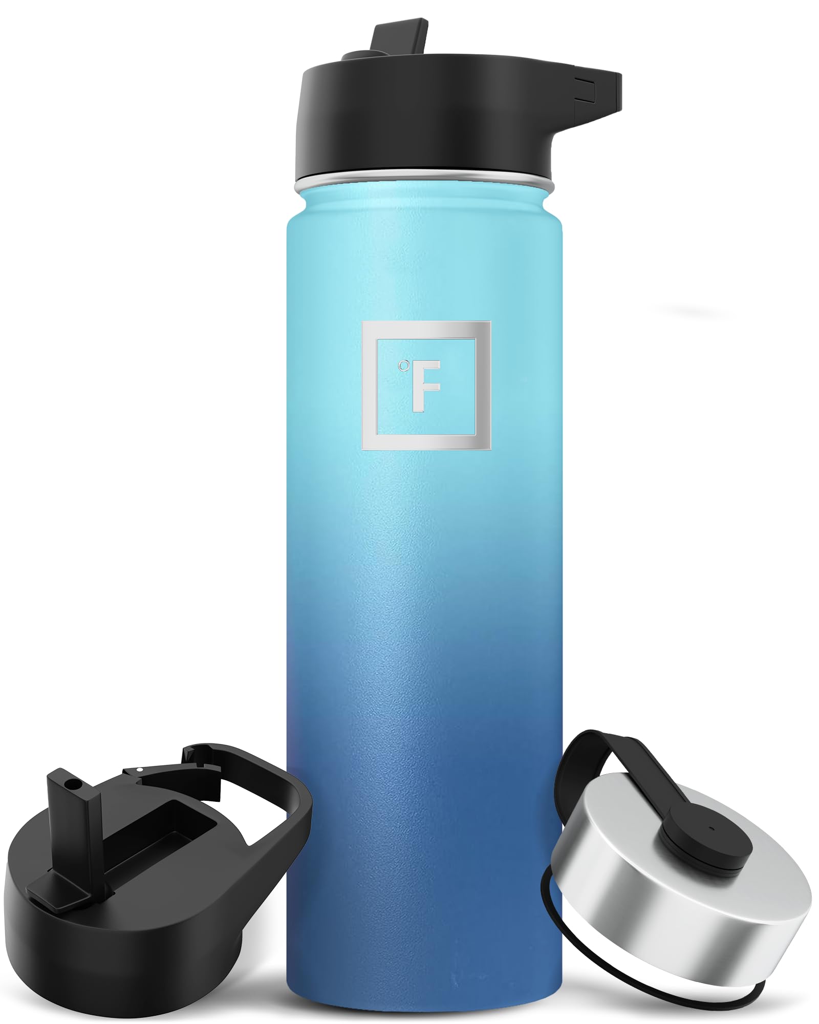 Botella De Agua Iron °flask Para Acampar Y Senderismo, 650 Ml, Acero Inoxidable - Venta Internacional.