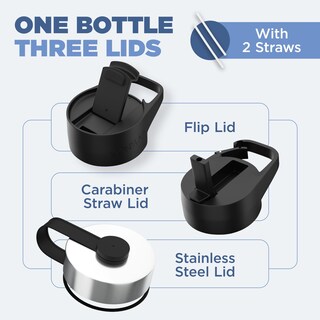 Foto 3 | Botella De Agua Iron °flask Camping & Hiking 650 Ml Black Marquina - Venta Internacional.