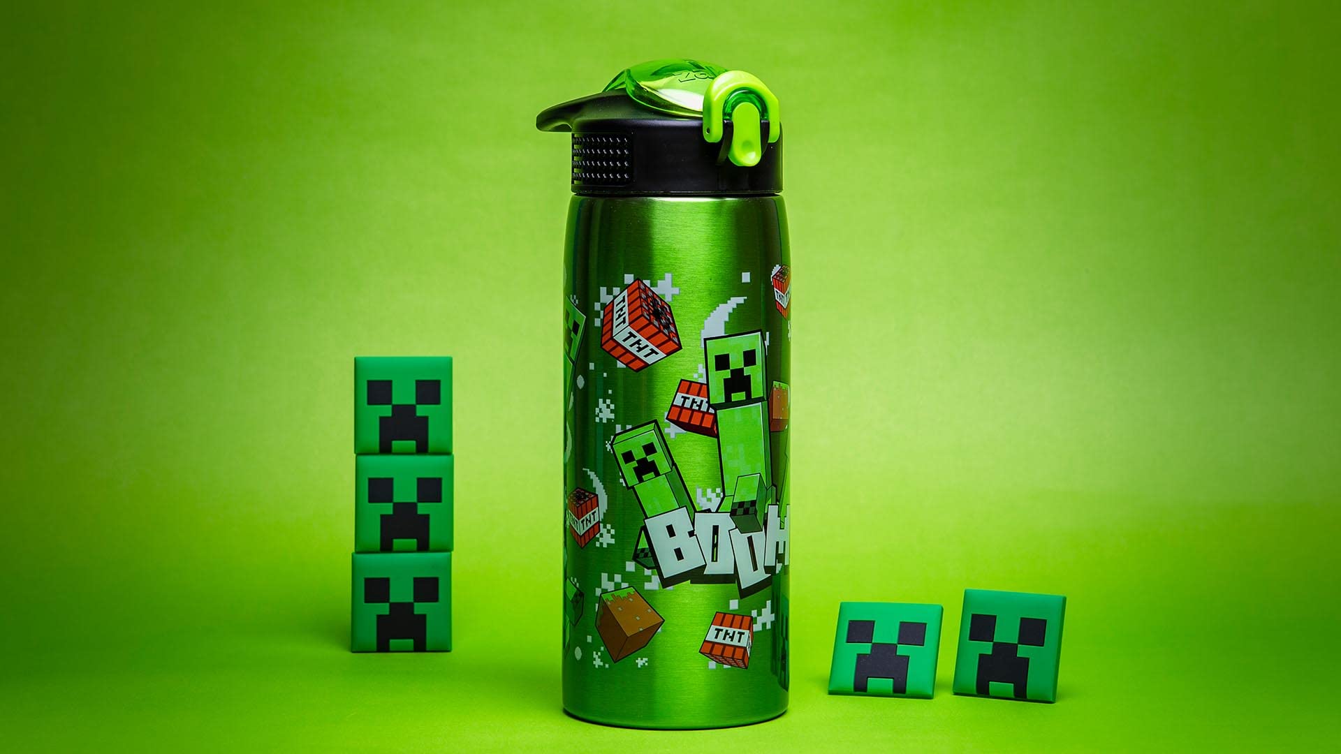 Foto 8 pulgar | Botella De Agua Zak Designs Minecraft 560 Ml De Acero Inoxidable - Venta Internacional.