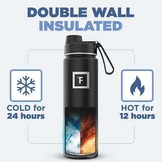 Foto 4 | Botella De Agua Iron °flask Para Acampar Y Senderismo, 650 Ml, Color Rojo Fuego - Venta Internacional.