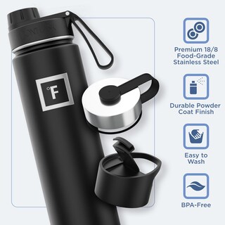 Foto 5 | Botella De Agua Iron °flask Para Acampar Y Senderismo, 650 Ml, Color Rojo Fuego - Venta Internacional.