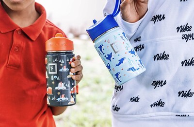 Foto 5 | Botella De Agua Iron °flask Kids Dino Mates De 400 Ml Con Tapa De Pajita - Venta Internacional.