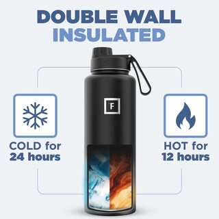 Foto 4 | Botella De Agua Iron °flask Para Acampar Y Hacer Senderismo, 1,2 L, Acero Inoxidable - Venta Internacional.