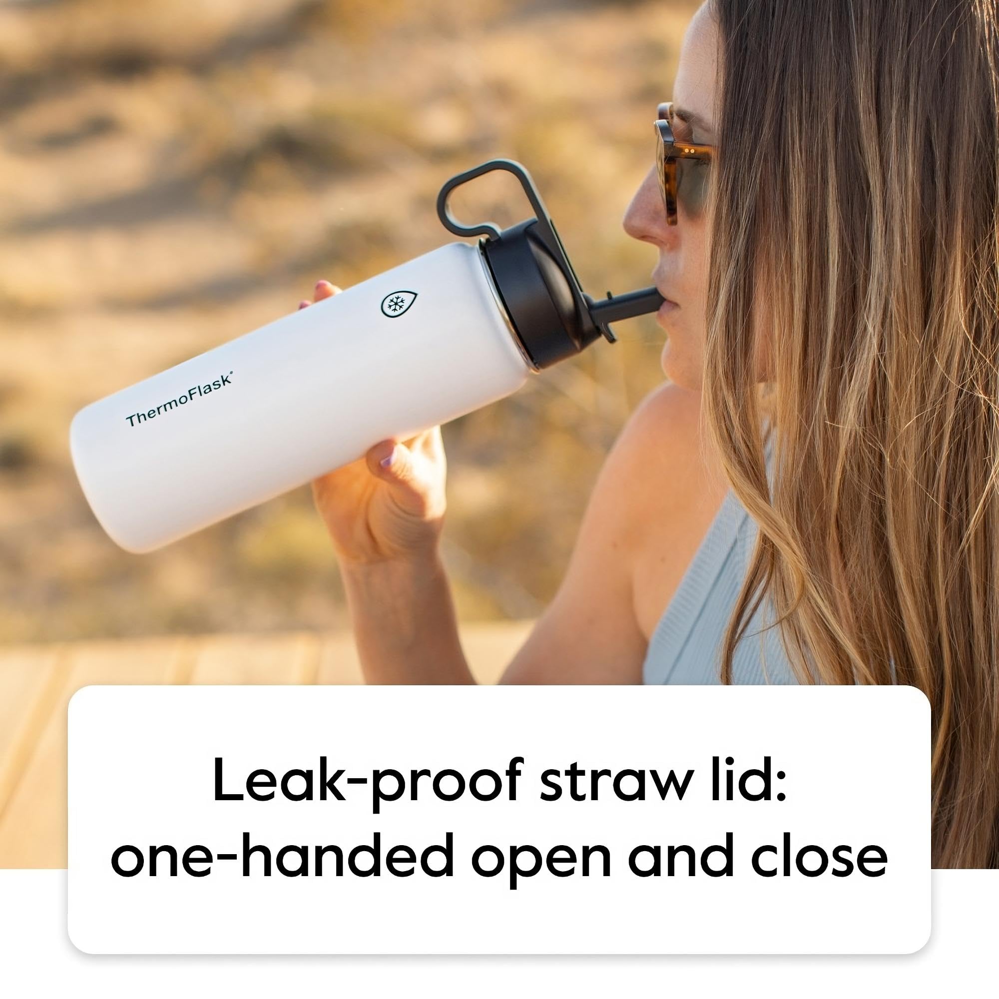 Foto 7 pulgar | Botella De Agua Capri Thermoflask 1.2 L Con Tapón Y Pajita - Venta Internacional.