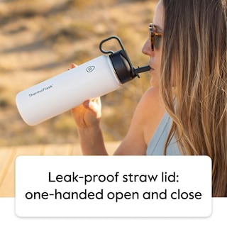 Foto 6 | Botella De Agua Capri Thermoflask 1.2 L Con Tapón Y Pajita - Venta Internacional.