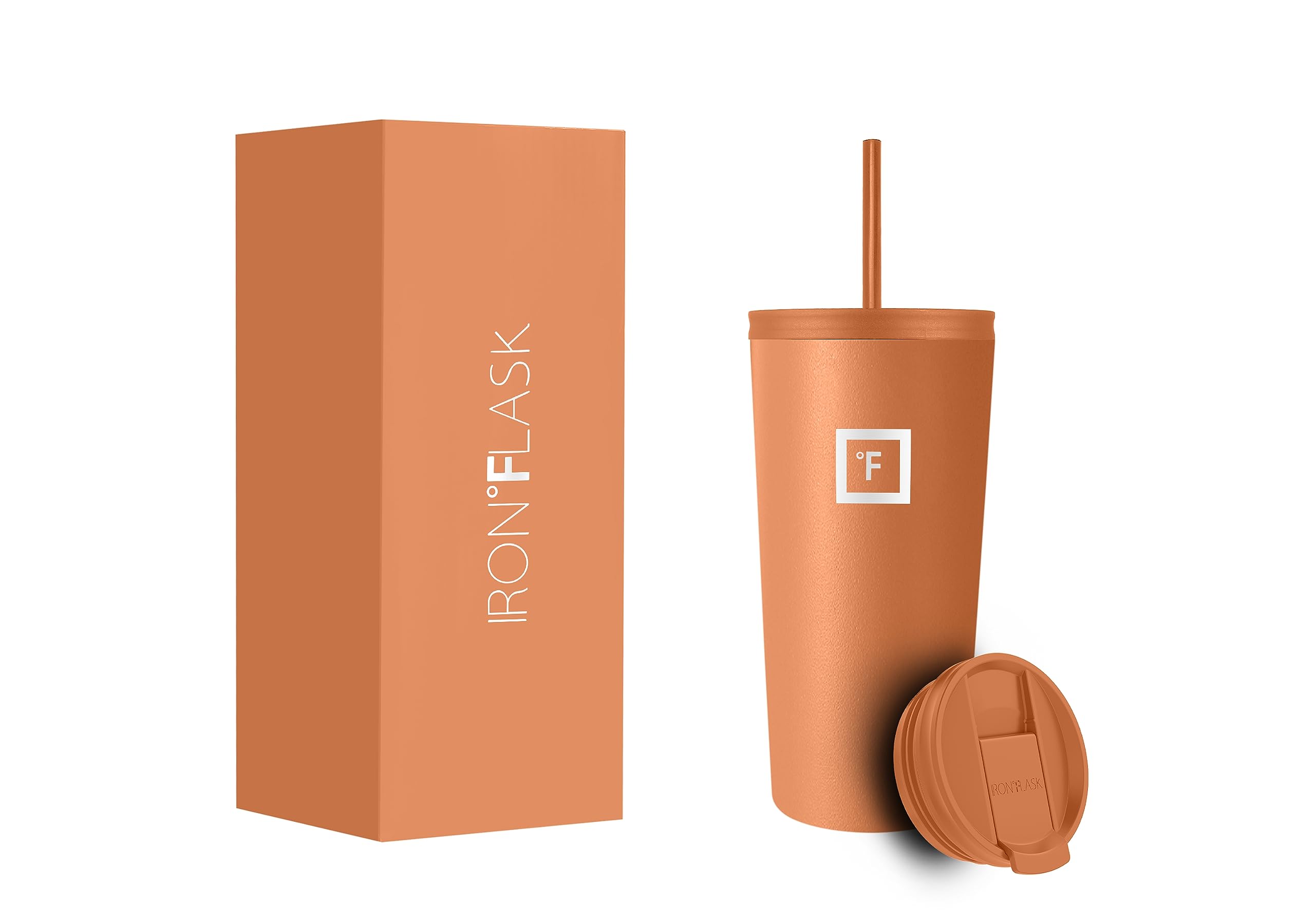 Foto 1 | Vaso Iron °flask Classic 2.0 De 710 Ml Con 2 Tapas De Clementina - Venta Internacional.