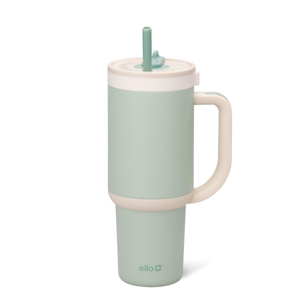Foto 2 pulgar | Vaso Ello Oasis Con Asa Y Pajita Retráctil De 900 Ml - Venta Internacional.