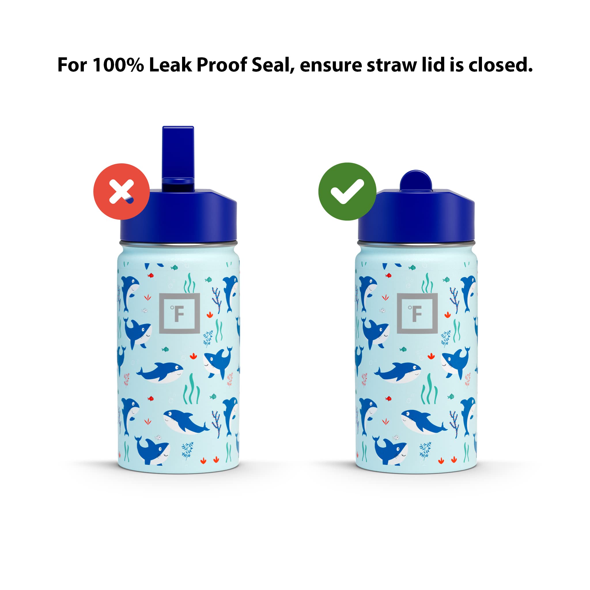 Foto 4 pulgar | Botella De Agua Iron °flask Kids Con Tapa De Pajita, 400 Ml, Space Heroes - Venta Internacional.