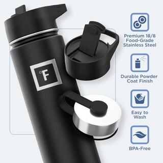 Foto 5 | Botella De Agua Iron °flask Para Acampar Y Hacer Senderismo, 650 Ml, Acero Inoxidable - Venta Internacional.