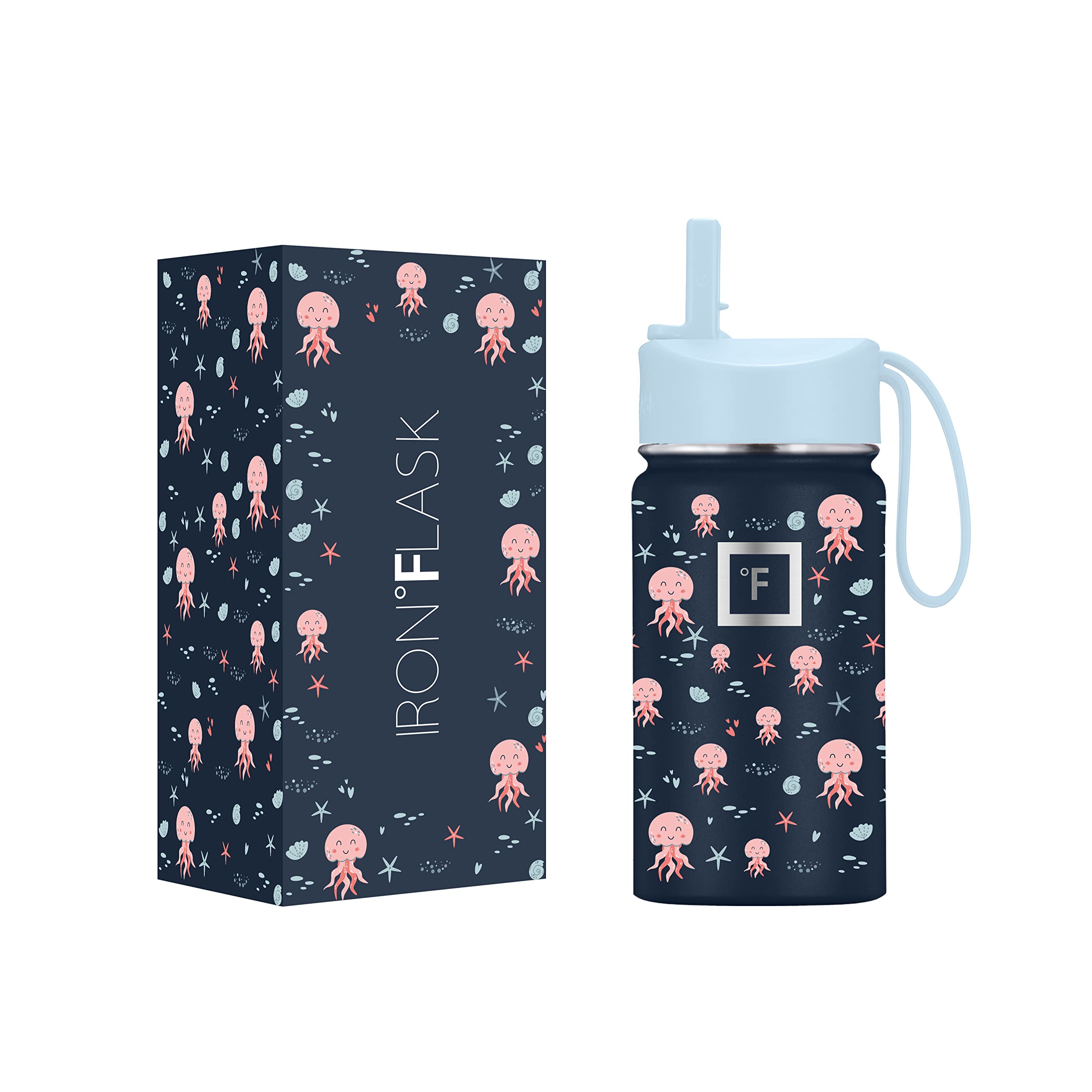 Botella De Agua Iron °flask Kids Inkredible Octopus 400 Ml - Venta Internacional.