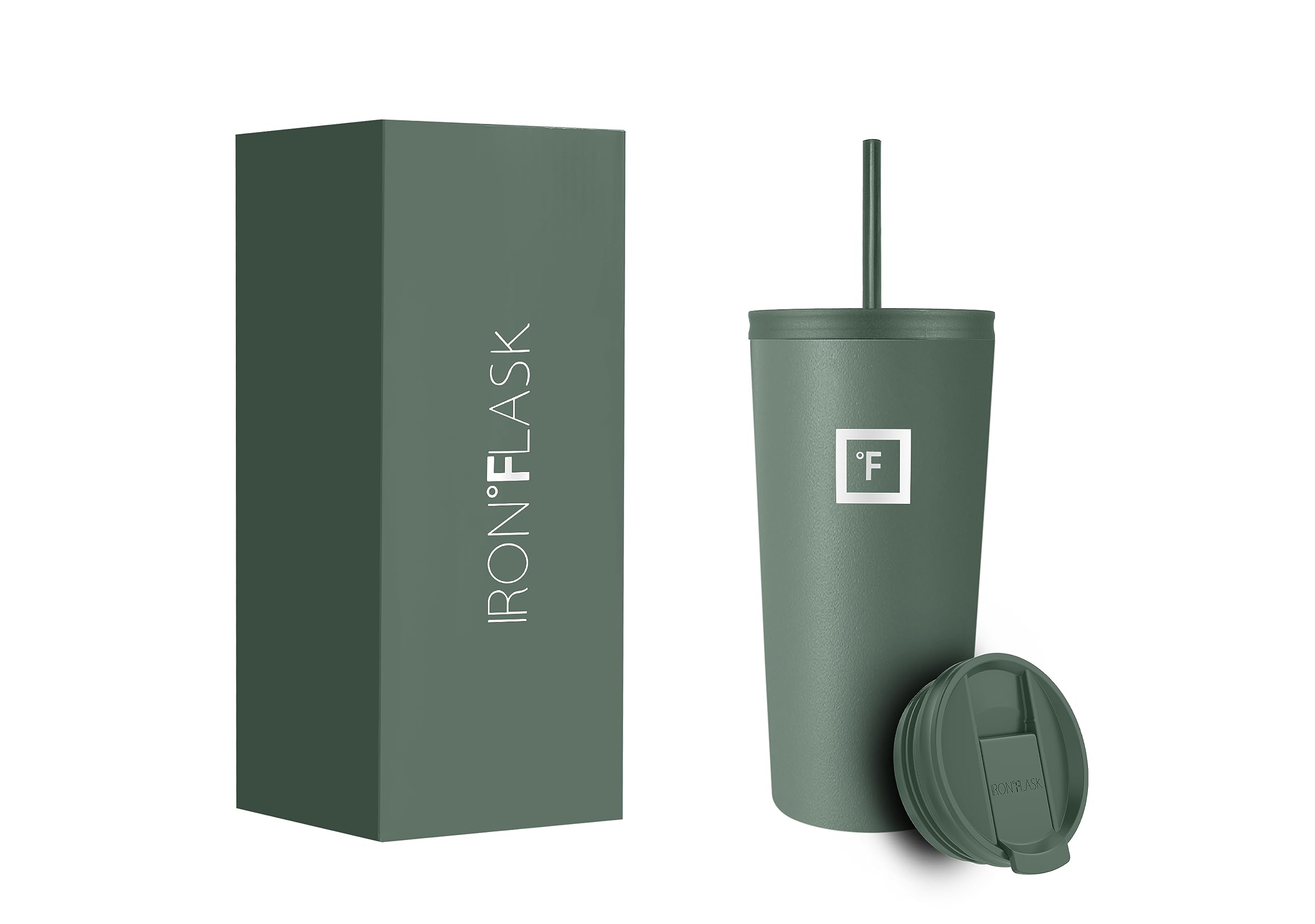 Foto 2 pulgar | Vaso Iron °flask Classic 2.0 De Acero Inoxidable, 710 Ml, Color Salvia - Venta Internacional.