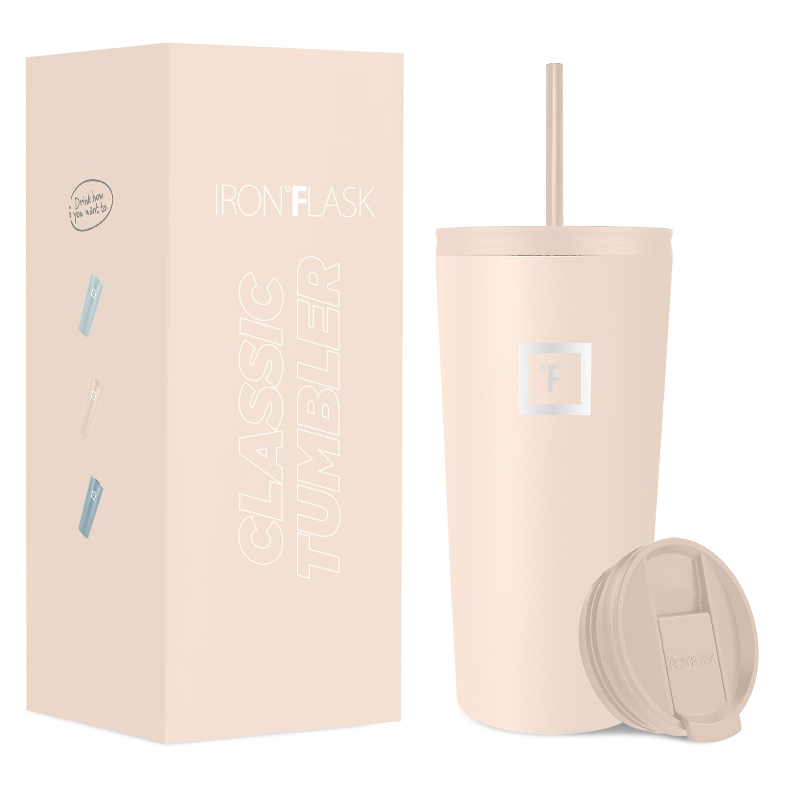 Foto 2 pulgar | Vaso Iron °flask Classic 2.0 De Acero Inoxidable, 710 Ml, Arena - Venta Internacional.