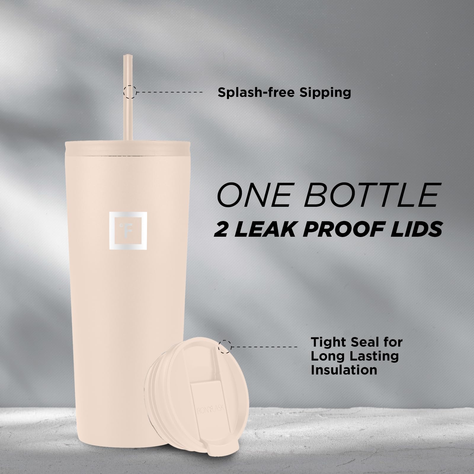 Foto 7 pulgar | Vaso Iron °flask Classic 2.0 De Acero Inoxidable, 710 Ml, Arena - Venta Internacional.