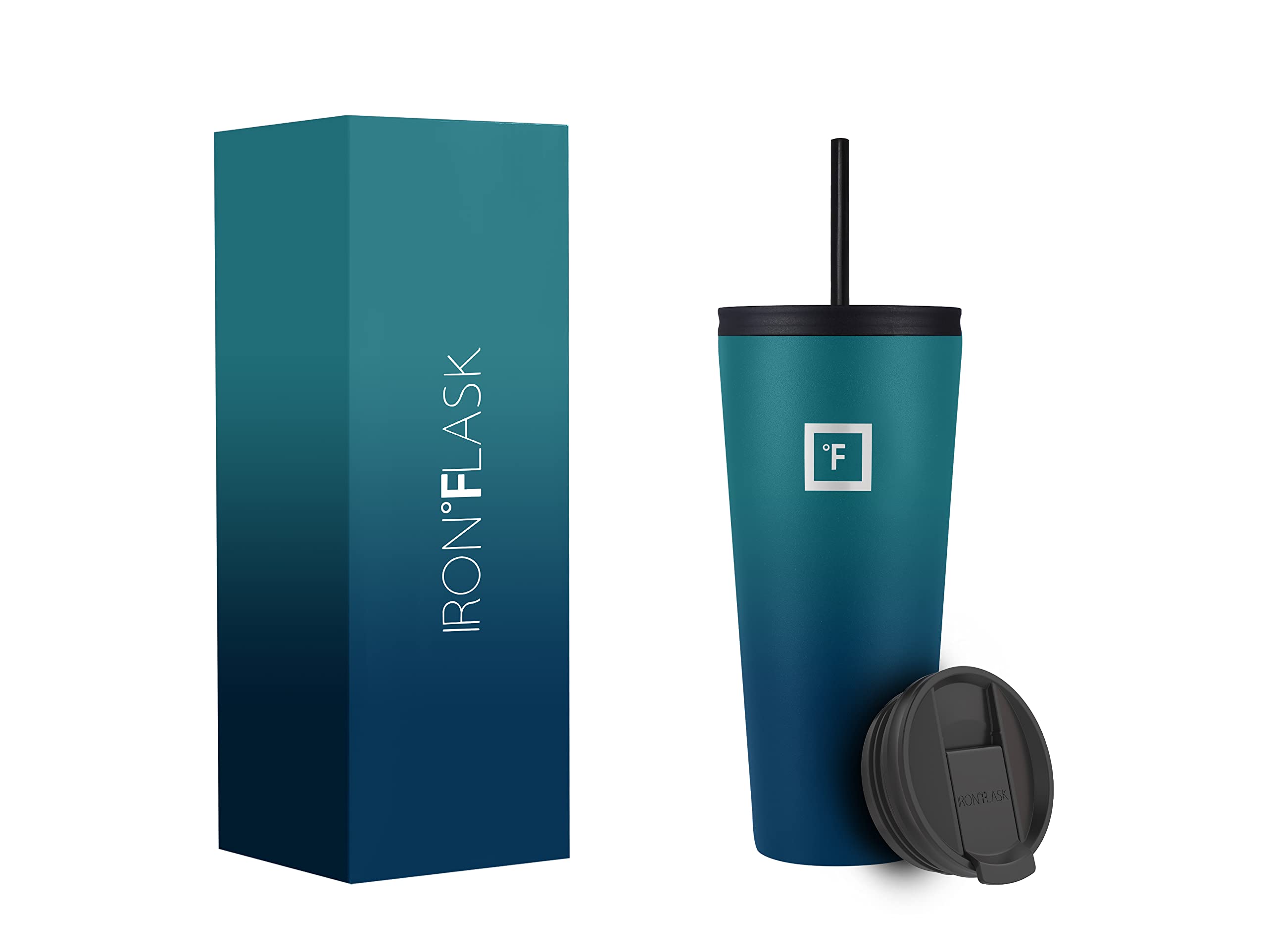Foto 2 pulgar | Vaso Iron °flask Classic 2.0 960 Ml Con 2 Tapas De Acero Inoxidable - Venta Internacional.