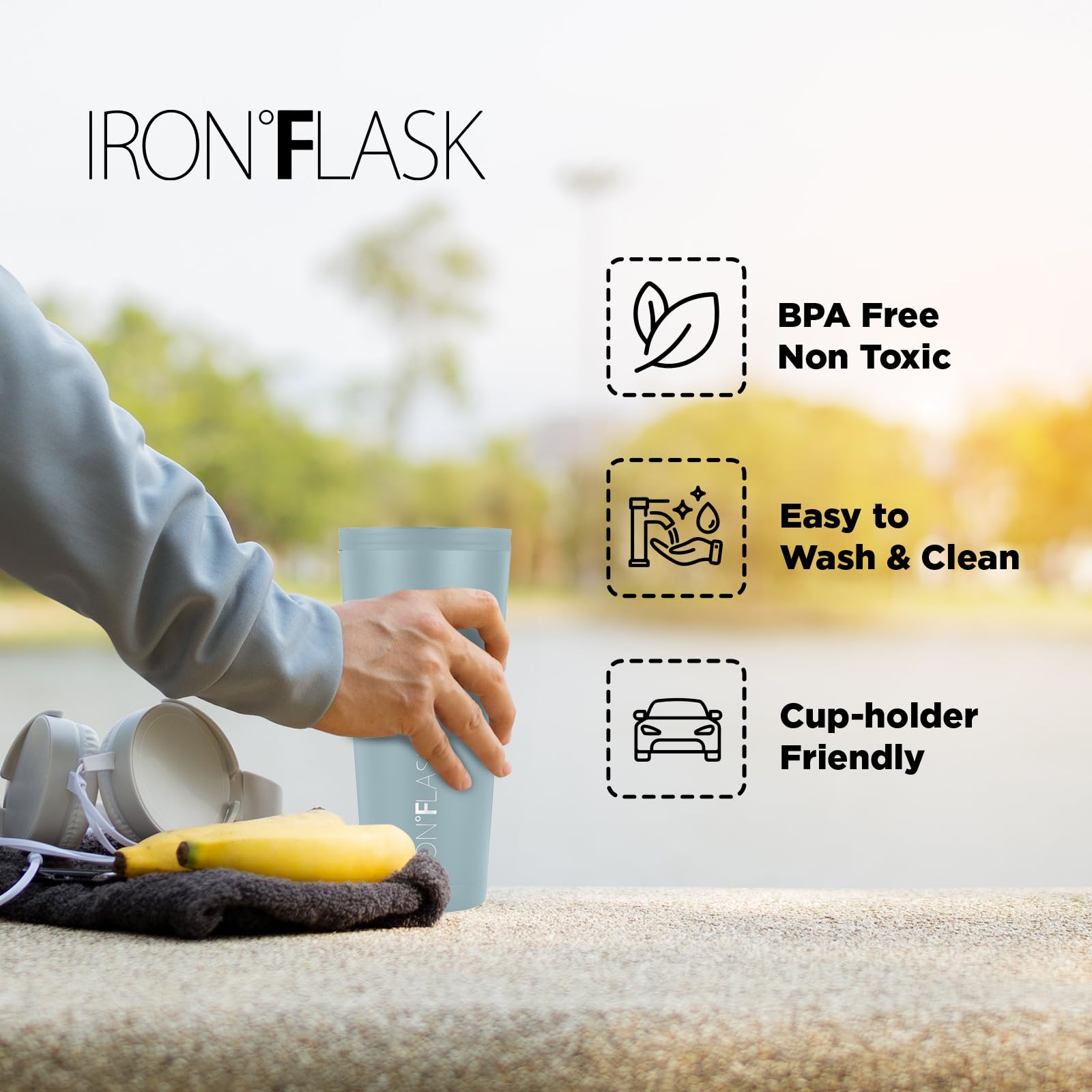 Foto 5 pulgar | Vaso Iron °flask Classic 2.0 De 950 Ml Con 2 Tapas De Acero Inoxidable - Venta Internacional.