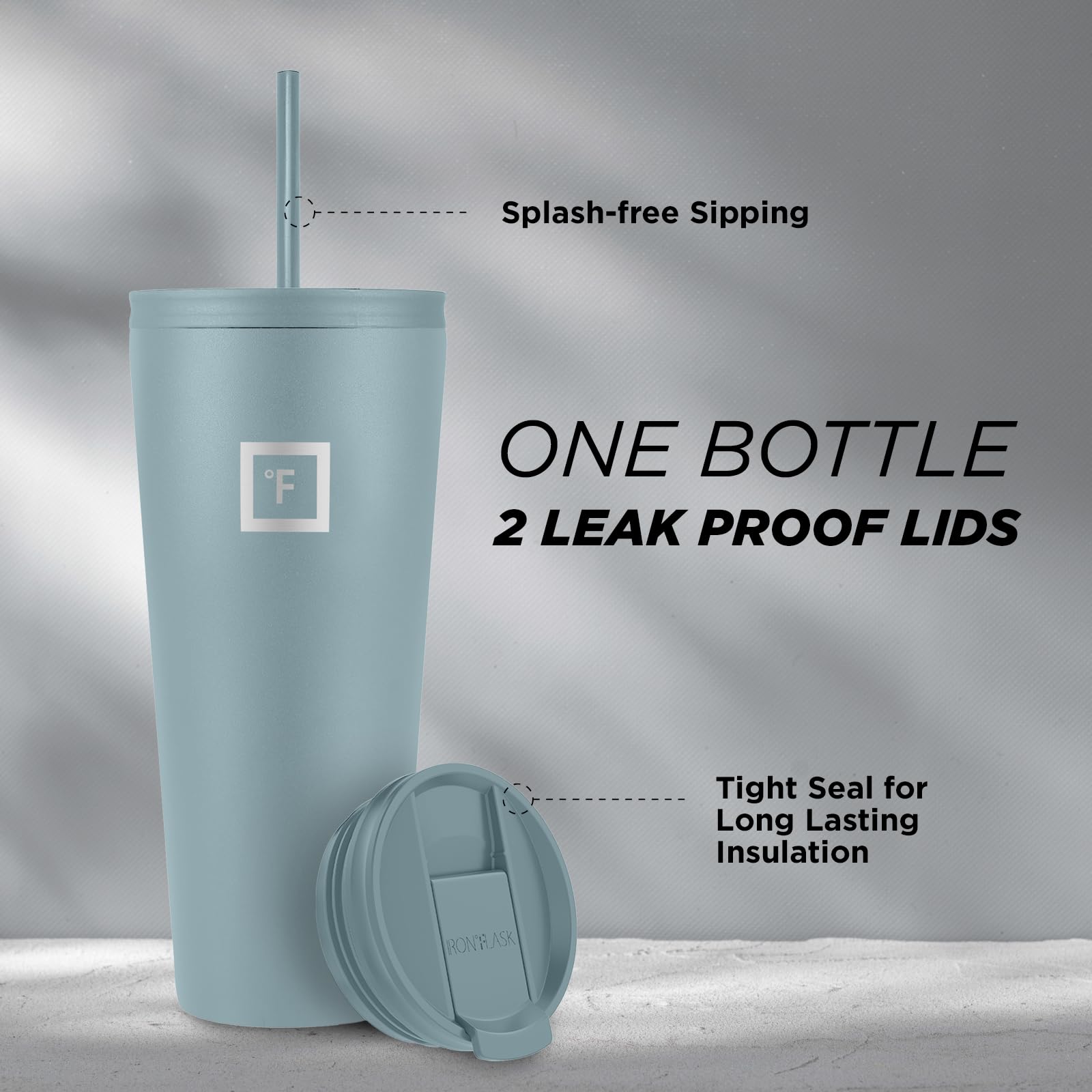 Foto 7 pulgar | Vaso Iron °flask Classic 2.0 De 950 Ml Con 2 Tapas De Acero Inoxidable - Venta Internacional.
