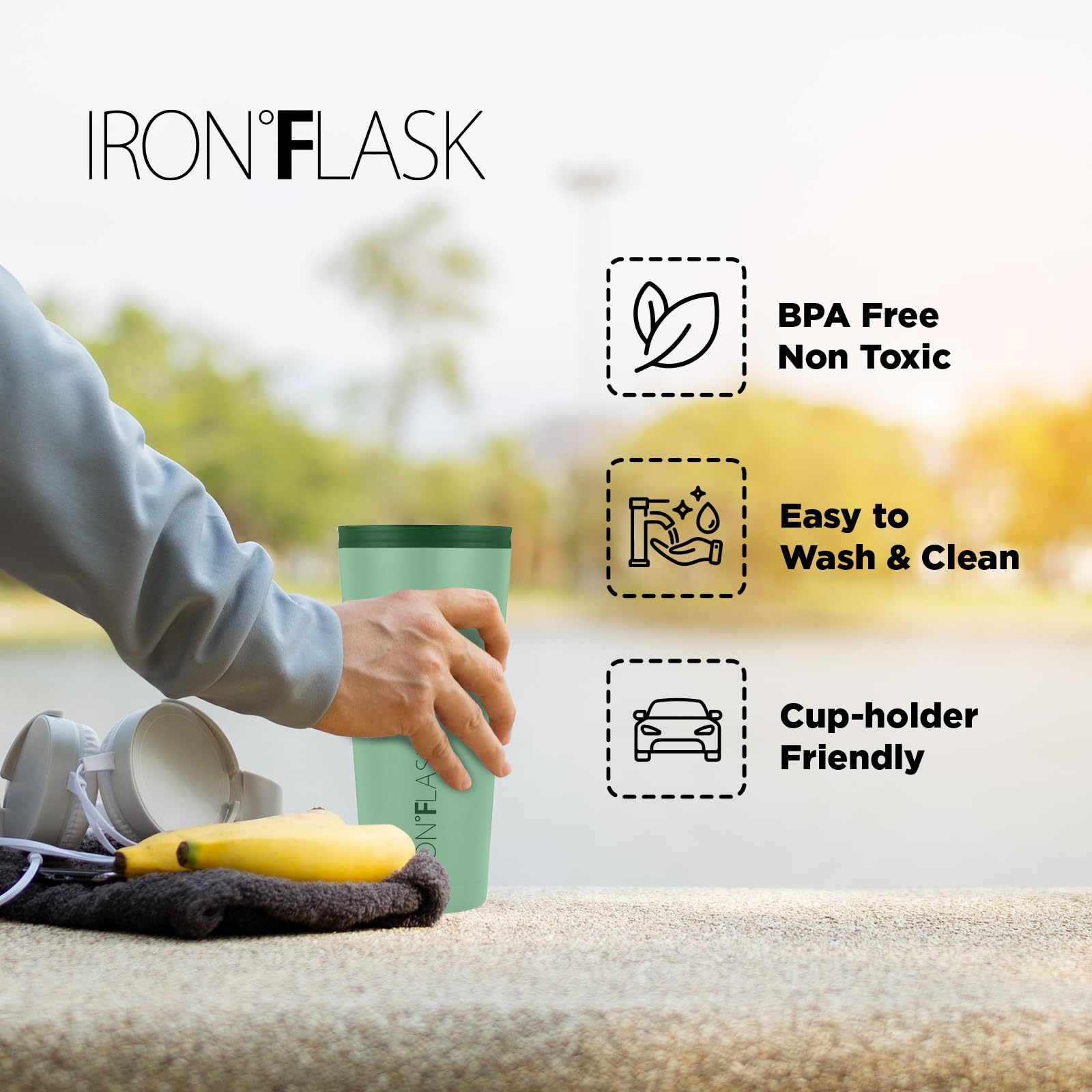 Foto 4 | Vaso Iron °flask Classic 2.0 960 Ml De Acero Inoxidable - Venta Internacional.