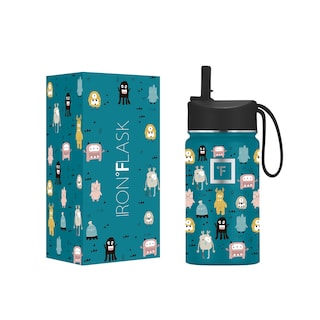 Foto 1 | Botella De Agua Iron °flask Kids Monsters Crew De 400 Ml Con Pegatinas - Venta Internacional.