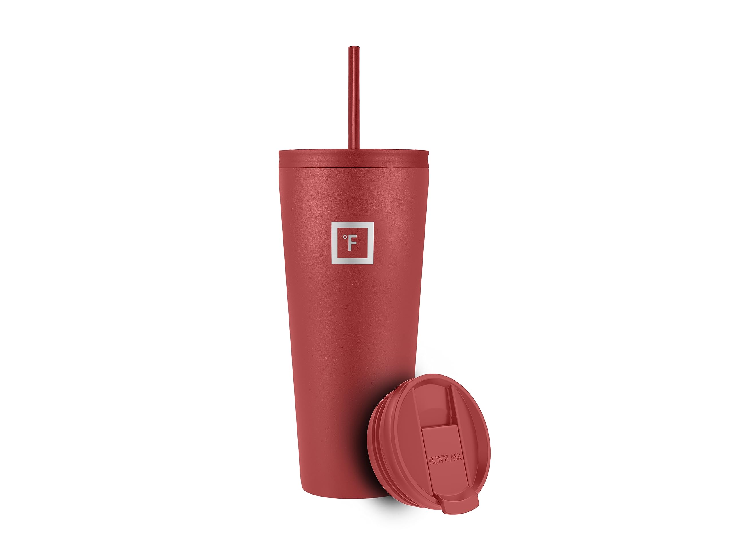 Foto 2 | Vaso Iron °flask Classic 2.0 De 950 Ml Con 2 Tapas, Color Rojo Oxidado - Venta Internacional.