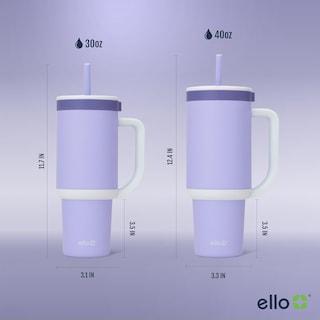 Foto 7 | Vaso Ello Oasis Con Asa Y Pajita Retráctil 880 Ml - Venta Internacional.