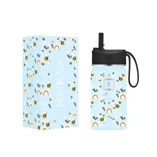 Foto 1 | Botella De Agua Iron °flask Kids Sweet Bees De 400 Ml Con Tapa De Pajita - Venta Internacional.