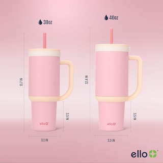 Foto 7 | Vaso Ello Oasis De 1,2 Litros Con Asa Y Pajita Retráctil Sunrise - Venta Internacional.