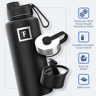 Foto 5 | Botella De Agua Iron °flask Para Acampar Y Hacer Senderismo, 960 Ml, Acero Inoxidable - Venta Internacional.