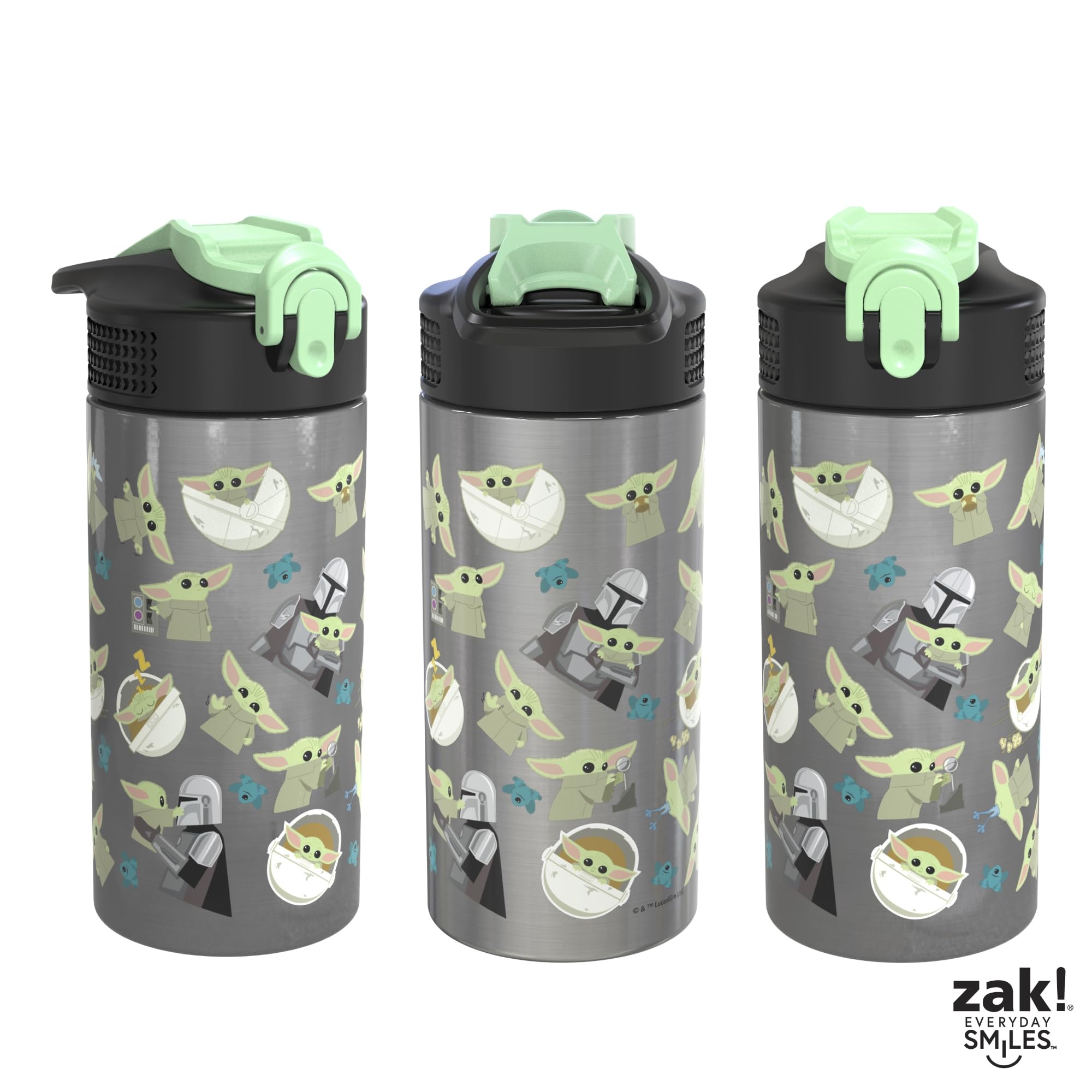 Foto 6 pulgar | Botella De Agua Zak! Star Wars: The Mandalorian: The Child, 414 Ml - Venta Internacional.