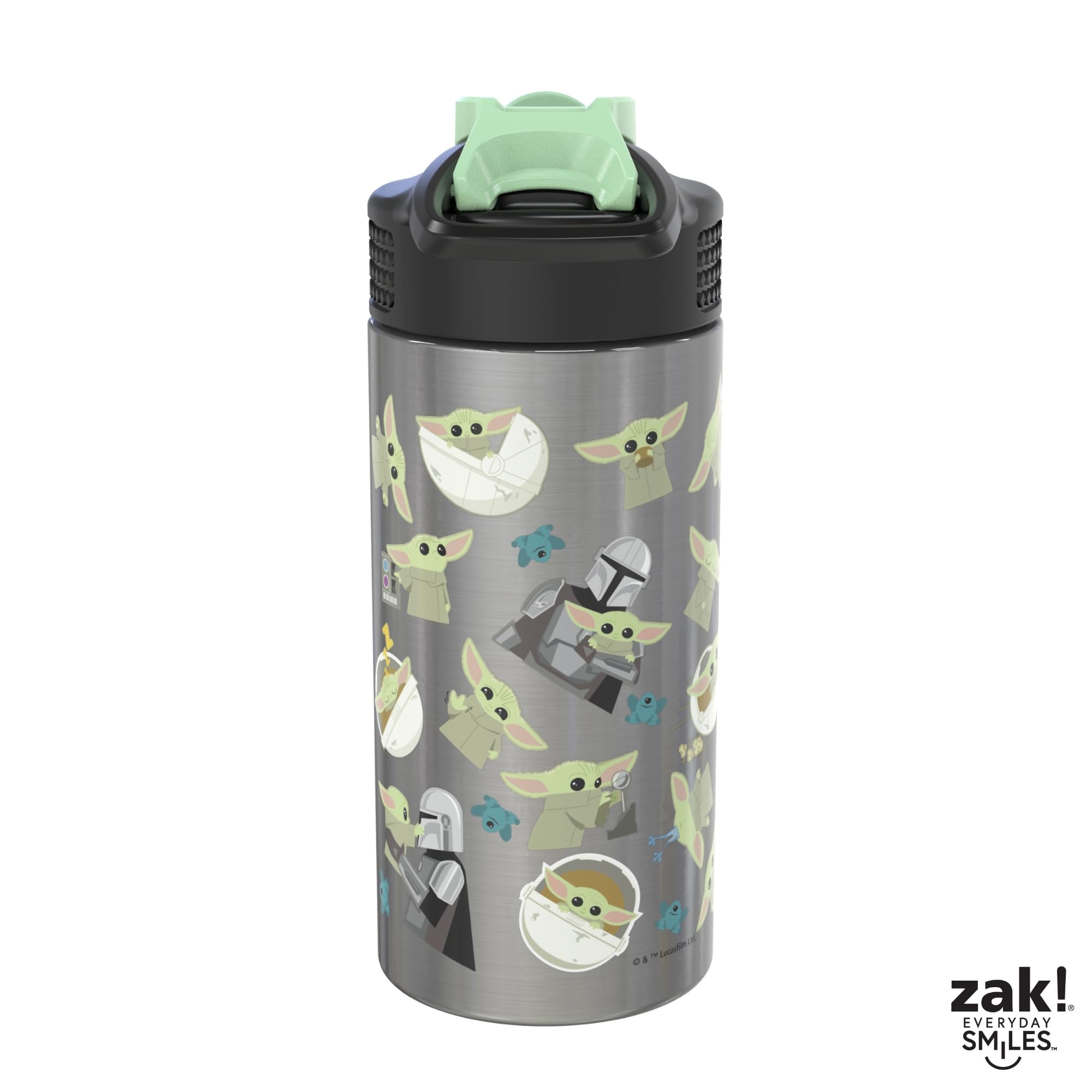 Foto 7 pulgar | Botella De Agua Zak! Star Wars: The Mandalorian: The Child, 414 Ml - Venta Internacional.