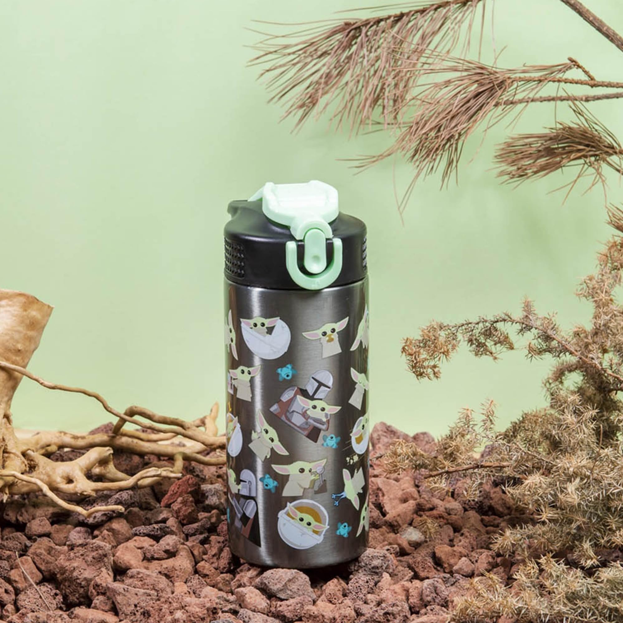 Foto 8 pulgar | Botella De Agua Zak! Star Wars: The Mandalorian: The Child, 414 Ml - Venta Internacional.