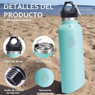 Foto 2 | Language Vasos Termico Acero Inoxidable Taza Termo Botellas Para Agua Eo Safe Imports Esi-14191-1 Multicolor