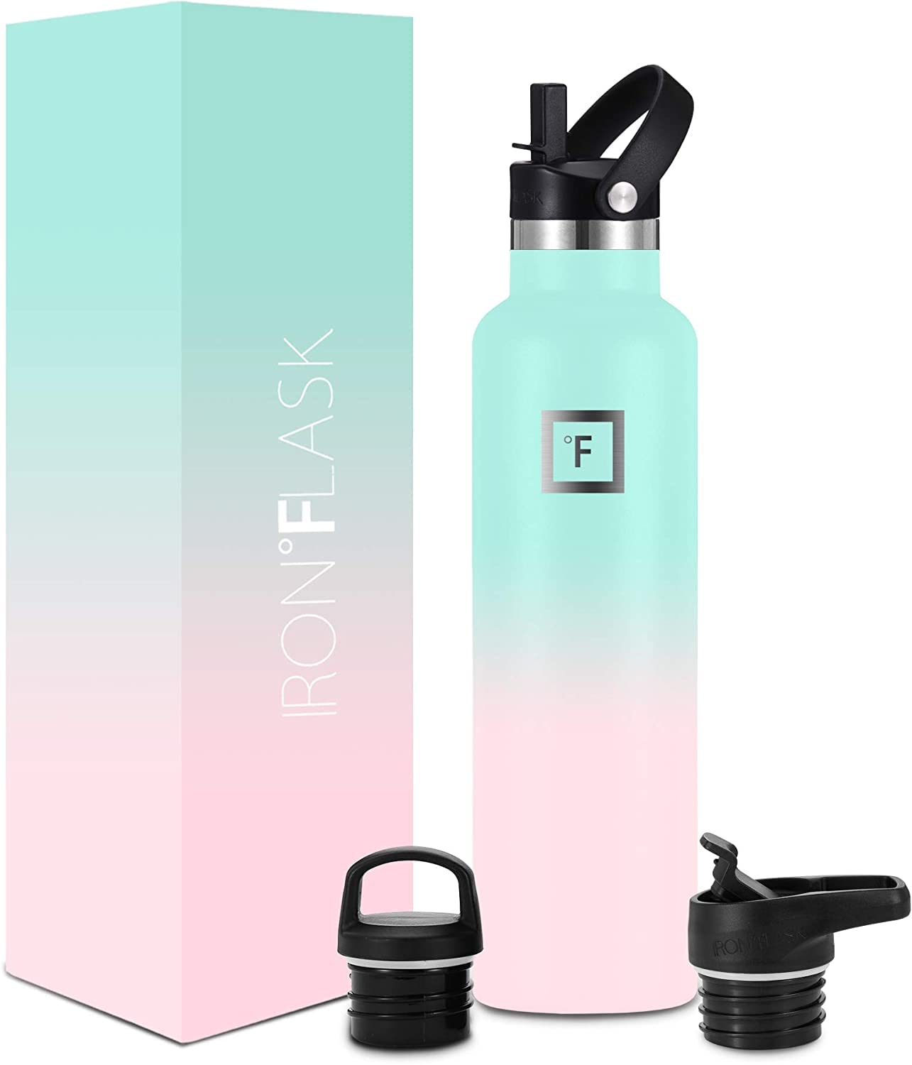 Foto 2 pulgar | Botella De Agua Iron °flask Sports De 700 Ml Con 3 Tapas Vacuum Insul - Venta Internacional.