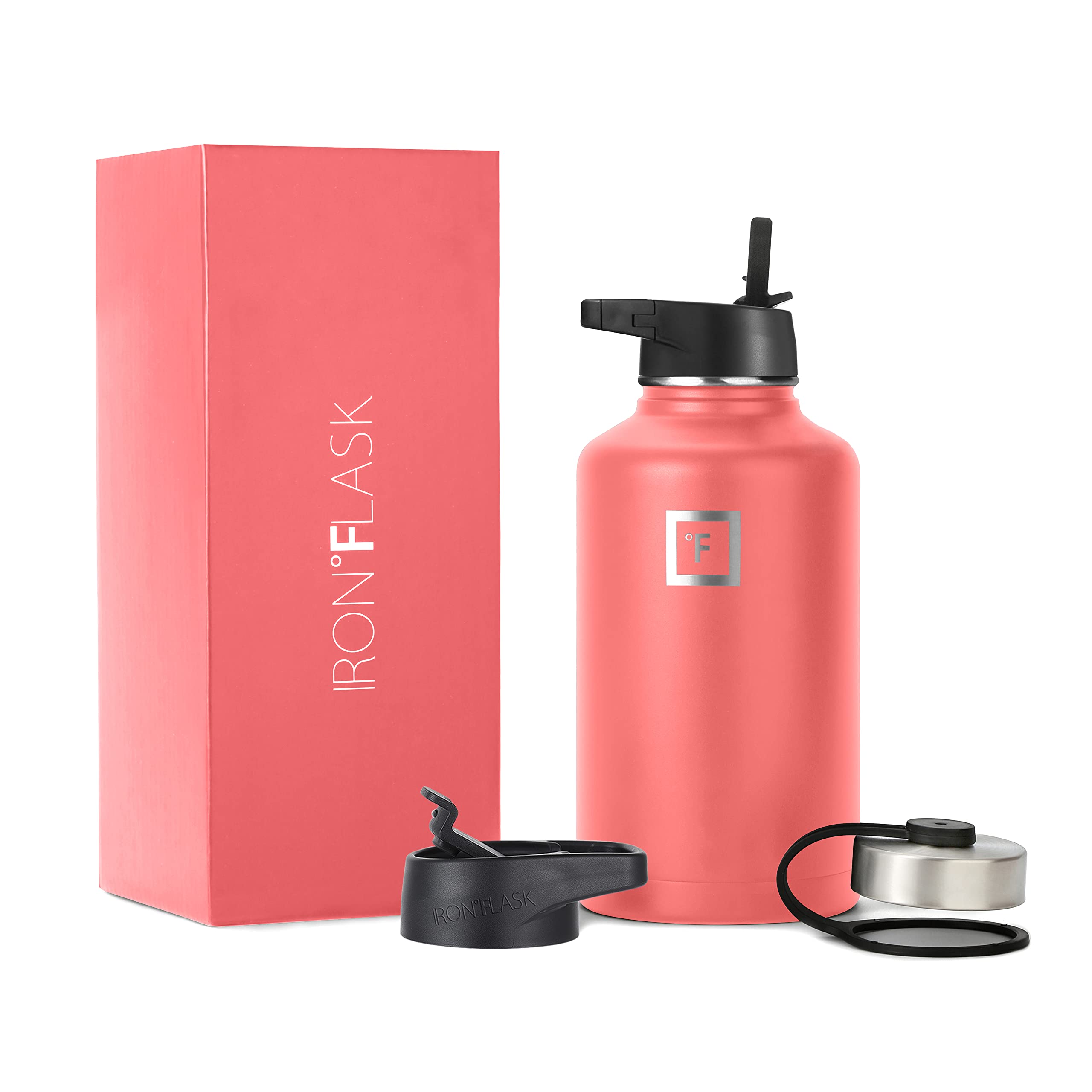 Botella De Agua Iron °flask Para Acampar Y Hacer Senderismo, 1,9 L, Acero Inoxidable - Venta Internacional.