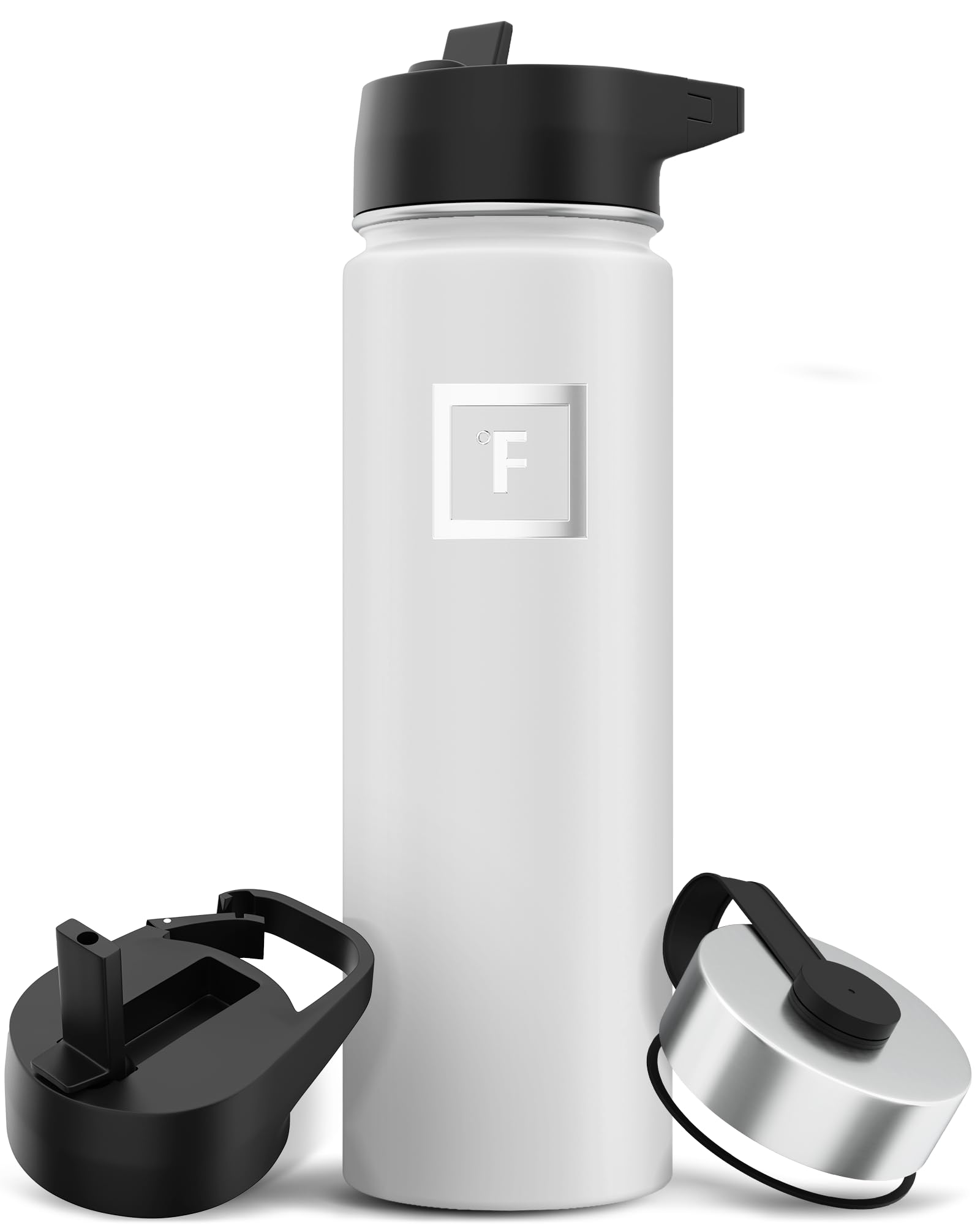 Foto 2 pulgar | Botella De Agua Iron °flask Para Acampar Y Senderismo, 650 Ml, Color Blanco Invierno - Venta Internacional.