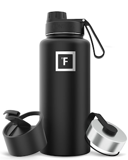 Foto 1 | Botella De Agua Iron °flask Para Acampar Y Senderismo, 960 Ml, Color Negro Medianoche - Venta Internacional.