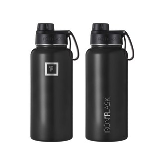 Foto 3 | Botella De Agua Iron °flask Para Acampar Y Senderismo, 960 Ml, Color Negro Medianoche - Venta Internacional.