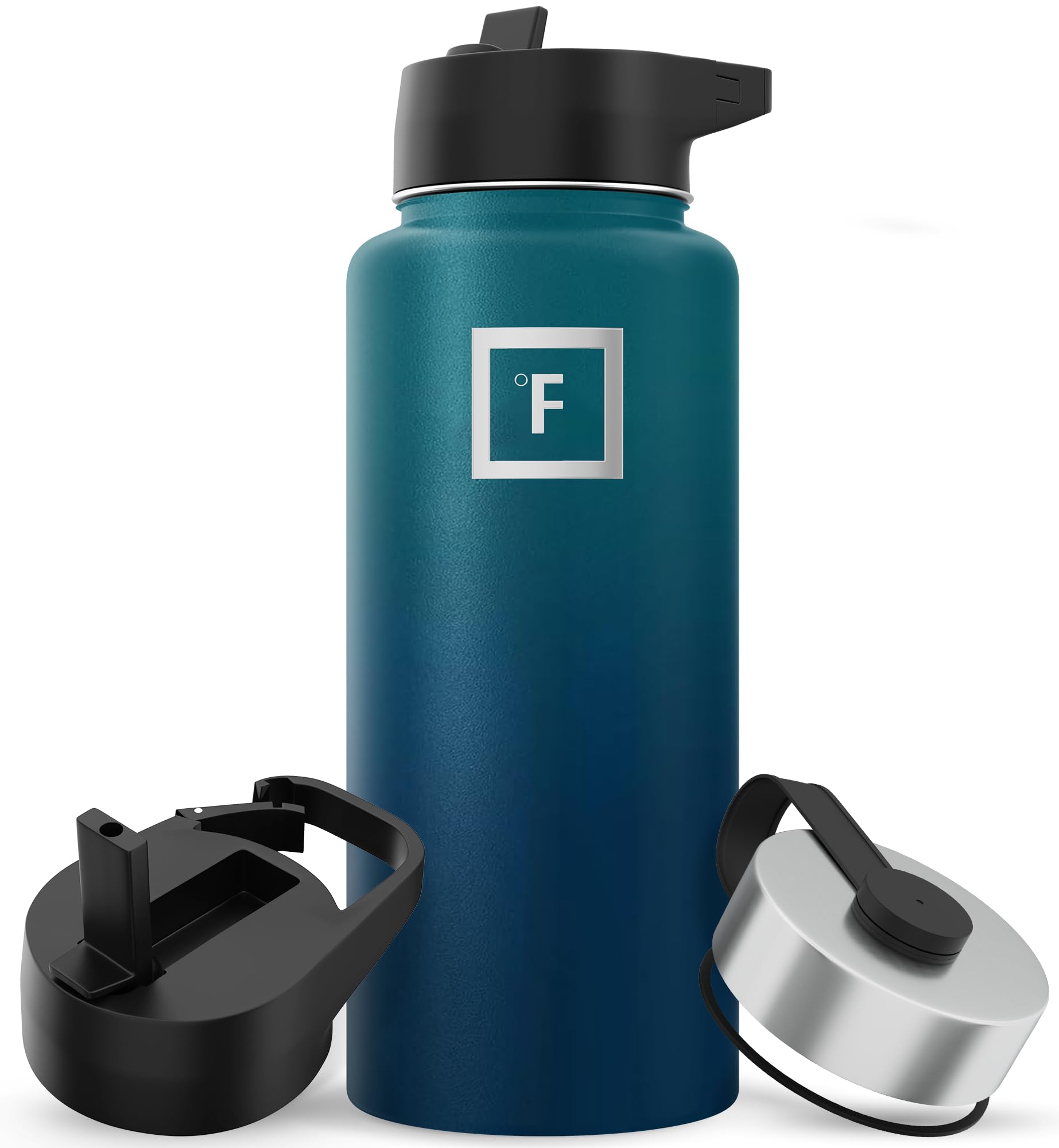 Botella De Agua Iron °flask Para Acampar Y Senderismo, 960 Ml, Dark Night - Venta Internacional.