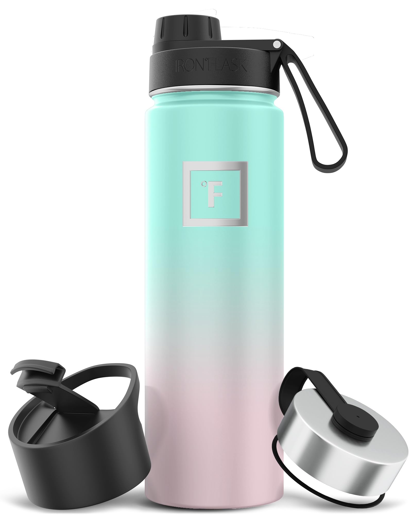 Botella De Agua Iron °flask Para Acampar Y Hacer Senderismo, 650 Ml, Goma De Mascar - Venta Internacional.