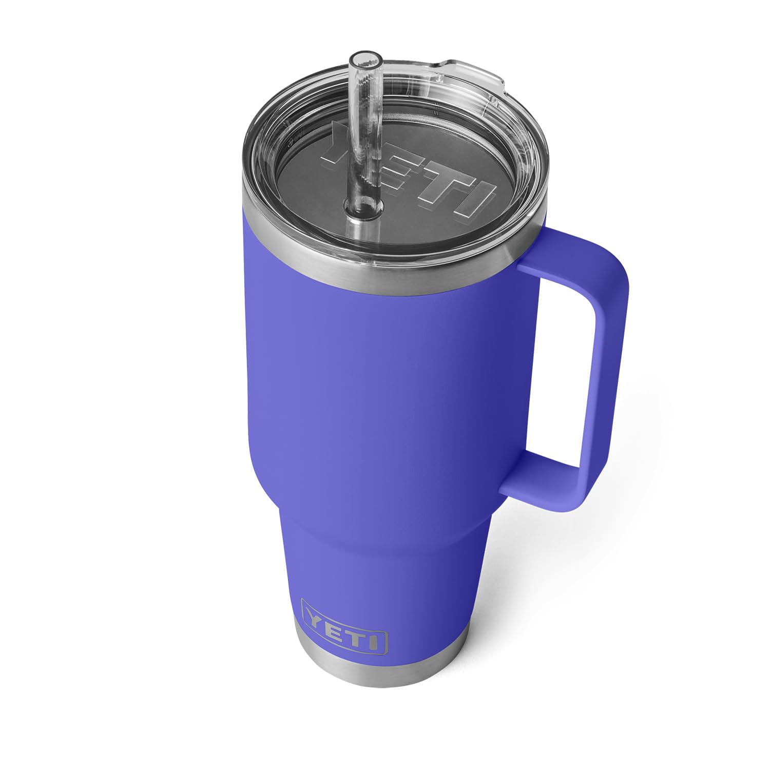 Taza Yeti Rambler De 1,25 Litros Con Tapa De Pajita Con Aislamiento Al Vacío, Color Violeta - Venta Internacional.