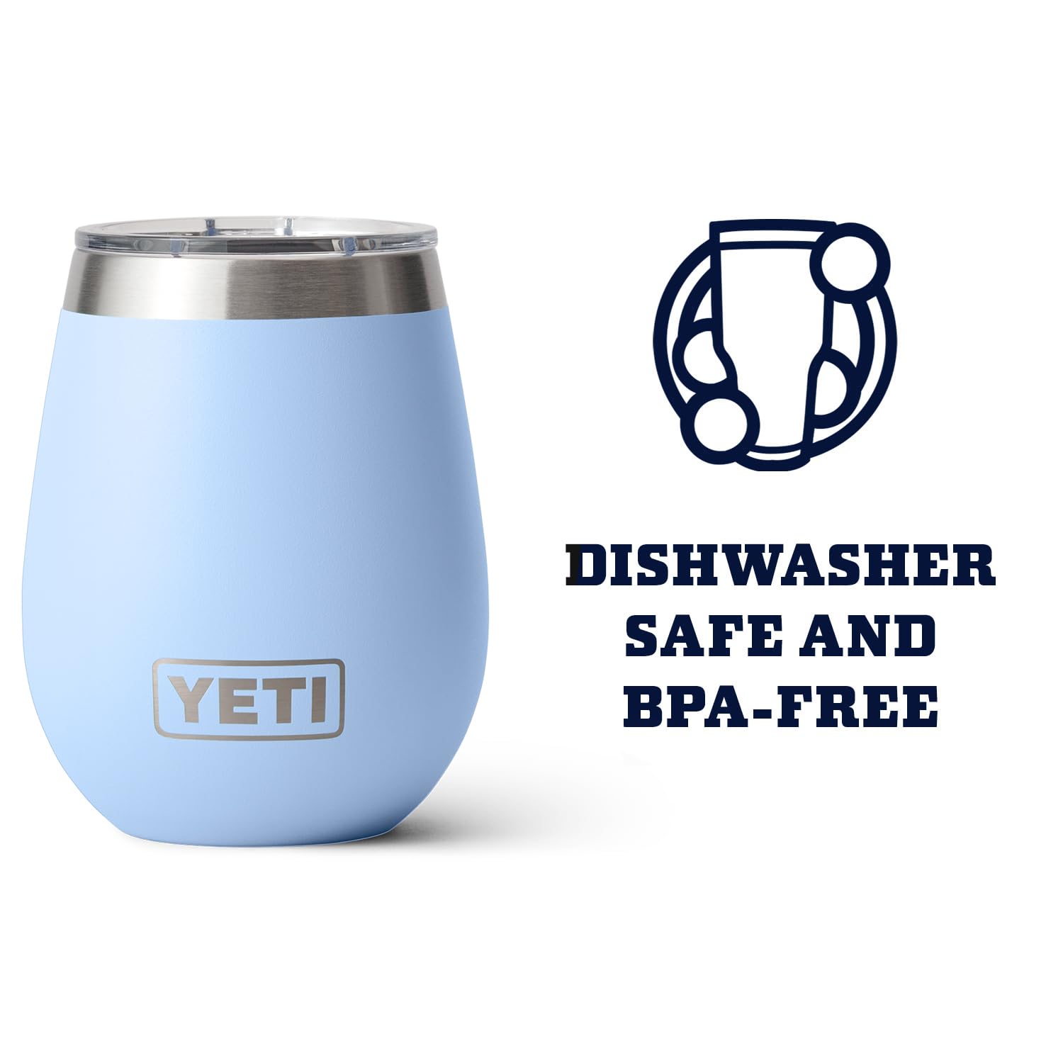 Foto 4 pulgar | Vaso De Vino Yeti Rambler De 300 Ml Con Aislamiento Al Vacío Big Sky Blue - Venta Internacional.