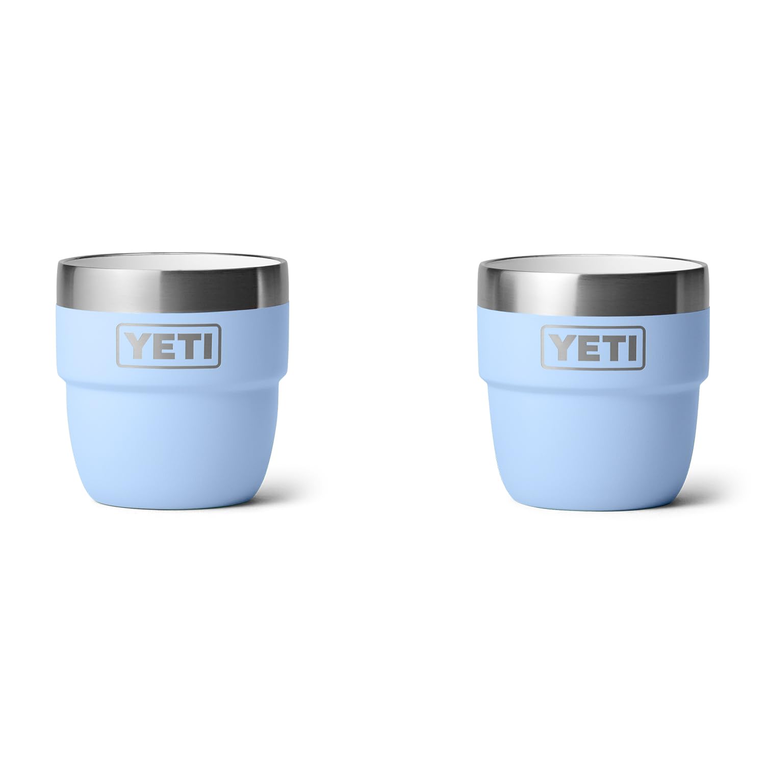 Taza Yeti Rambler De Acero Inoxidable Con Aislamiento Al Vacío De 120 Ml, Paquete De 2 - Venta Internacional.